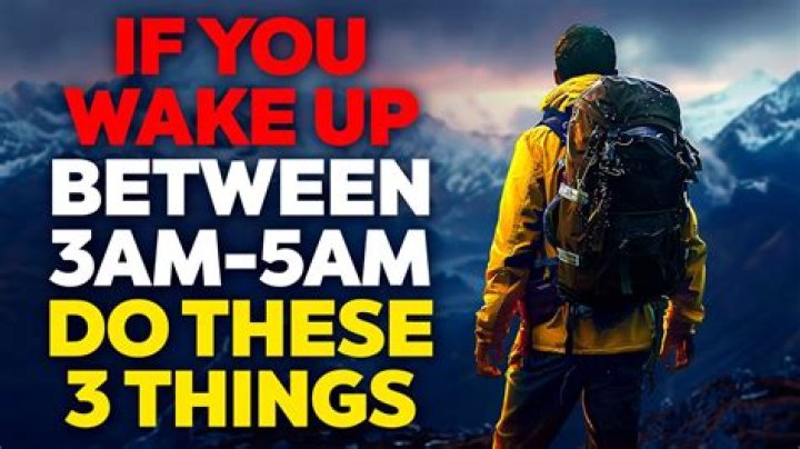 Do you wake up between the hours of 3 and 5am? The reason isn’t what you might think