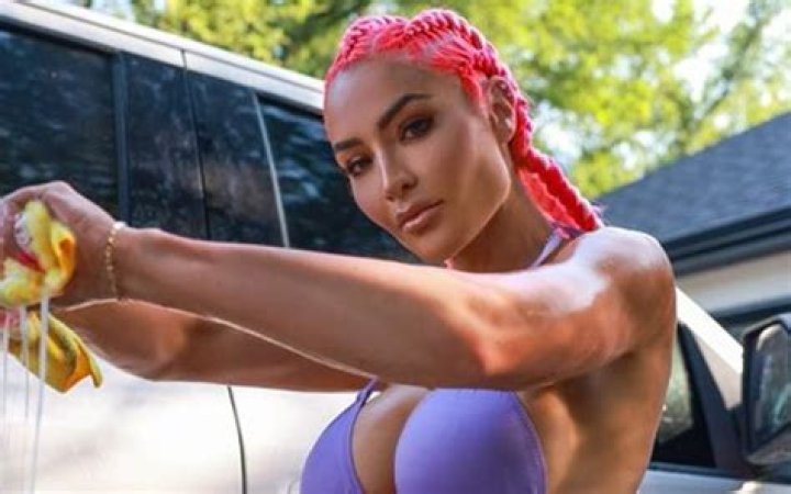 Eva Marie Gets Soapy In OnlyFans Bikini Car Wash Photo Drop