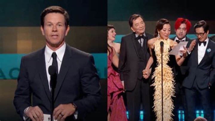 Fans are livid Mark Wahlberg gave 'Everything Everywhere' its SAG award given his past violent attacks on Asians