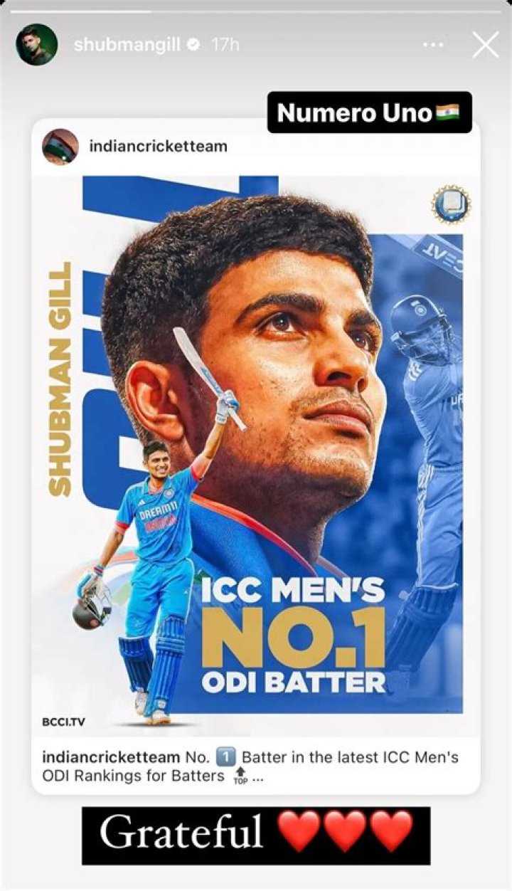 Shubman Gill ends Babar Azam's unchallenged supremacy in ICC ODI Player Rankings – India TV