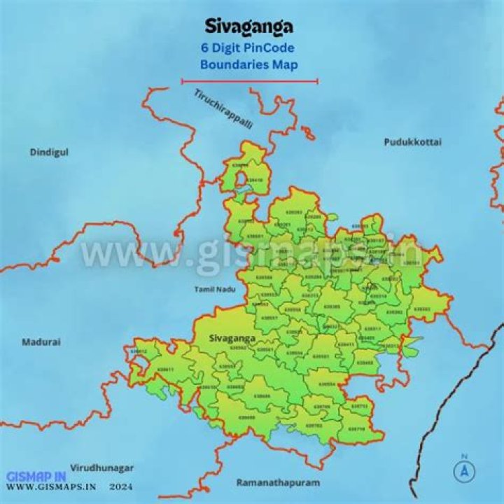 Sivaganga Pin Code | Postal Code (Zip Code) of Sivaganga, Sivaganga, Tamil Nadu, India