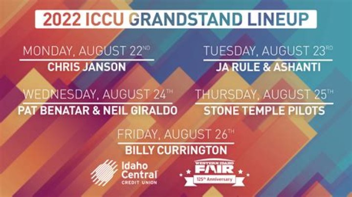 Western Idaho Fair announces 2022 grandstand concert series lineup